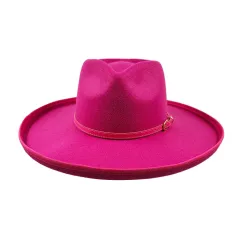 Big Brim Autumn And Winter Woolen Jazz Top Hat Ladies - Style 09 - View 1