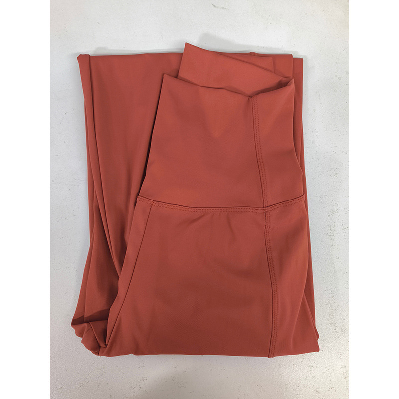 Yoga Pants Female High Waist Loose Wide Legs Coral - Shop at LoveMi