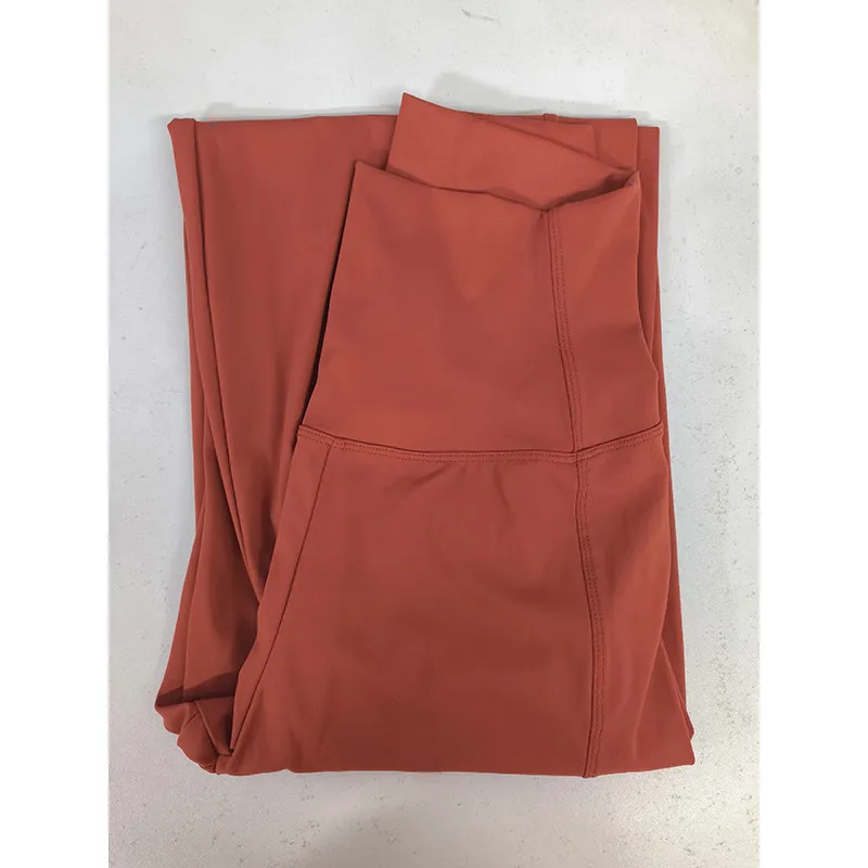 Yoga Pants Female High Waist Loose Wide Legs - Coral
