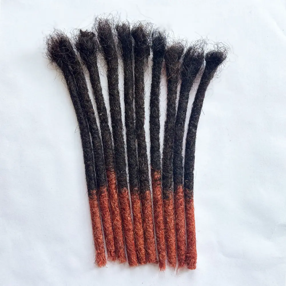 Fashionable Hand-Crocheted Human Hair Dreadlocks