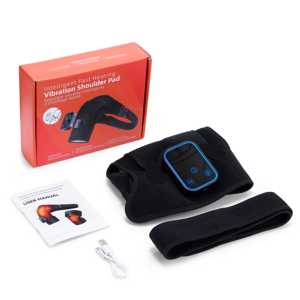 Graphene-heated Shoulder Brace With Smart Controller For Warmth And Support