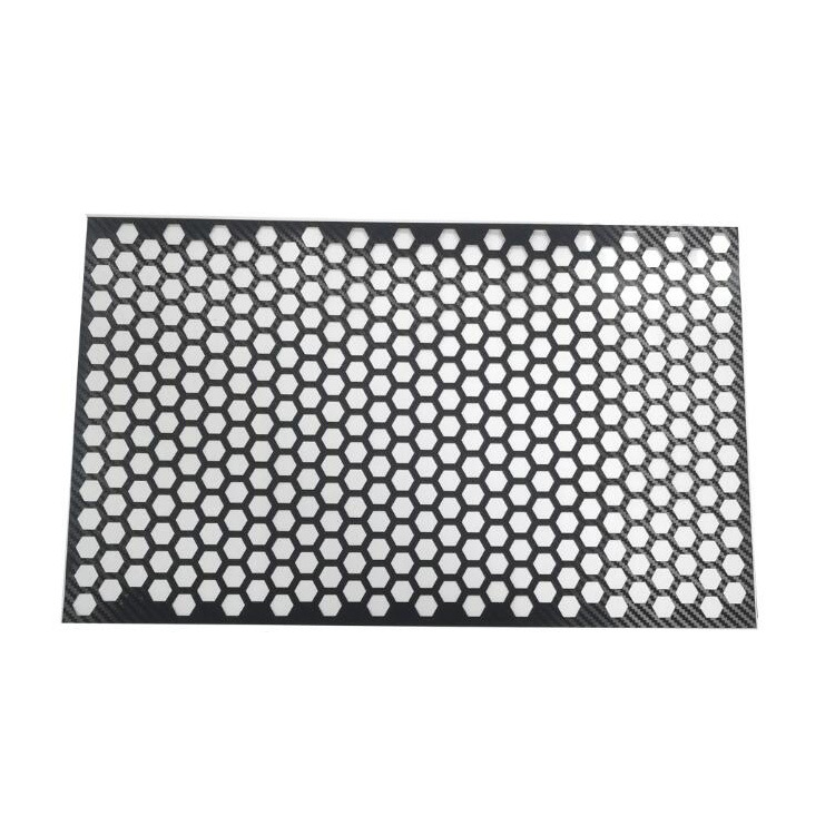 10PCs Carbon Fiber Black