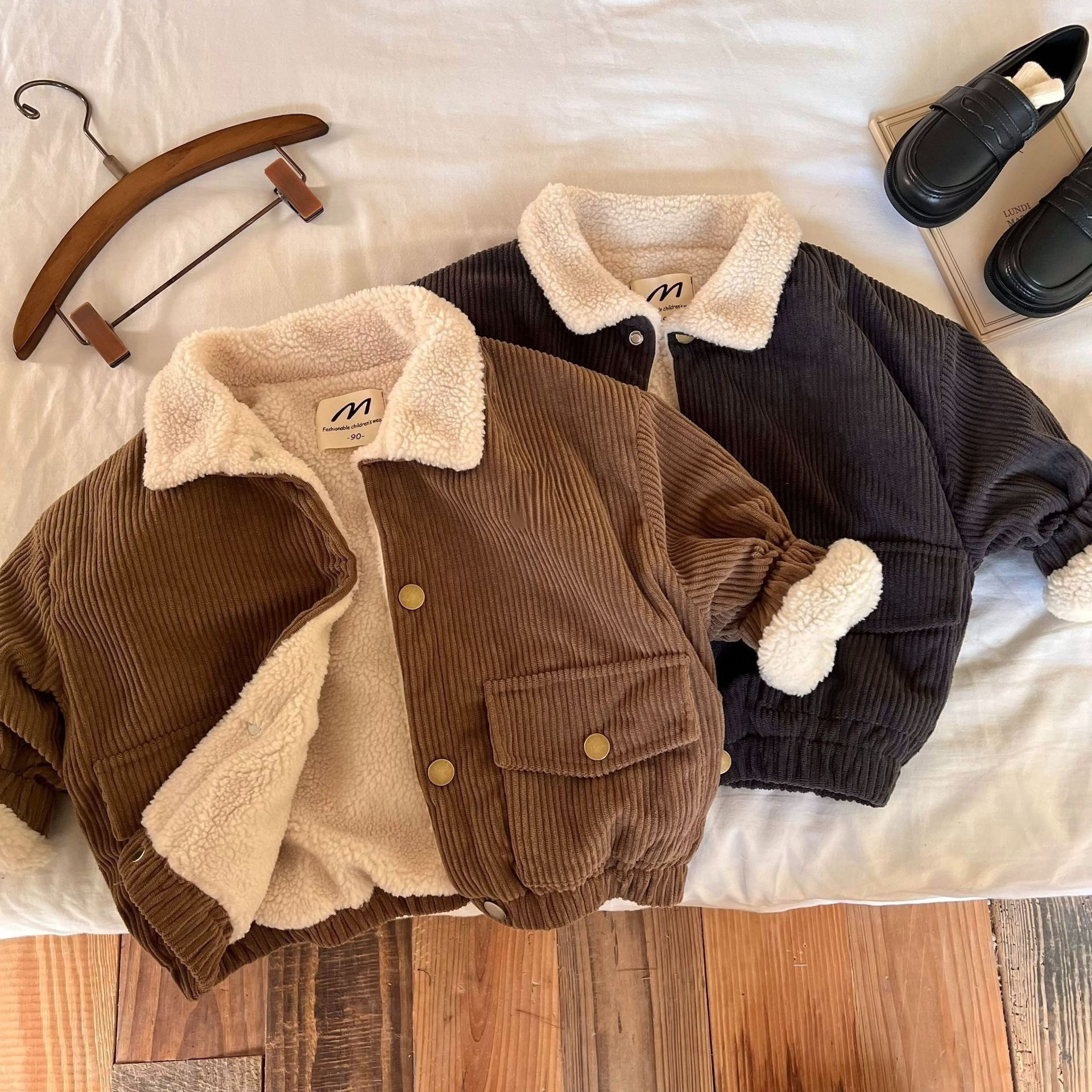 Boys’ Corduroy Collared Jacket
