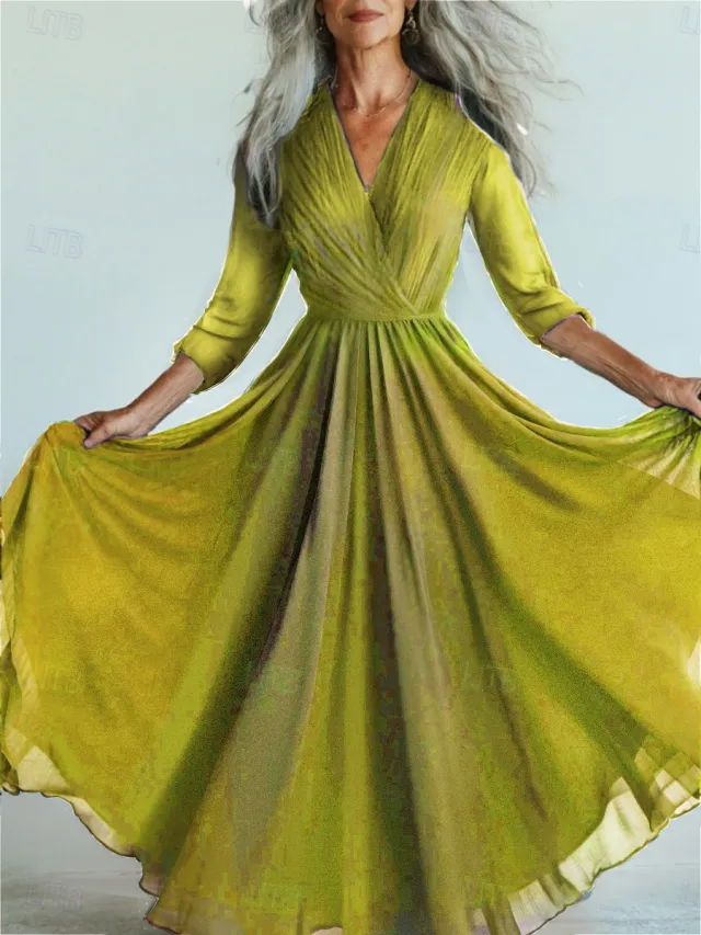 European And American Mesh Long Sleeve Dress Figure 4 - Shop at LoveMi