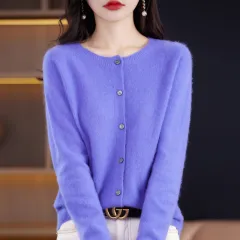 Autumn And Winter Bottoming Round Neck Long Sleeve Loose Top - Changchun Flower Basket-Xl - View 1