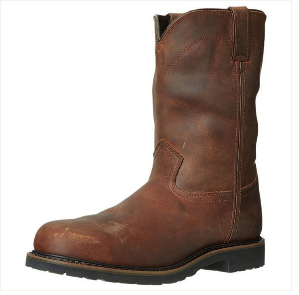 Retro Tea-colored Mens Versatile Casual Boots 2