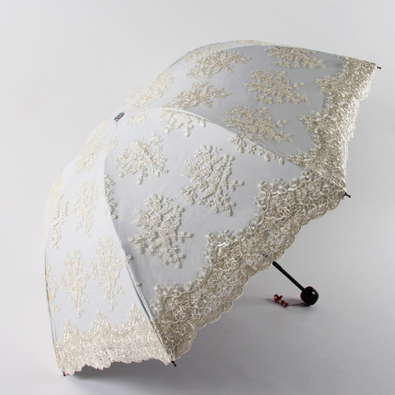Double-layer Embroidery Lace Umbrella — image 1