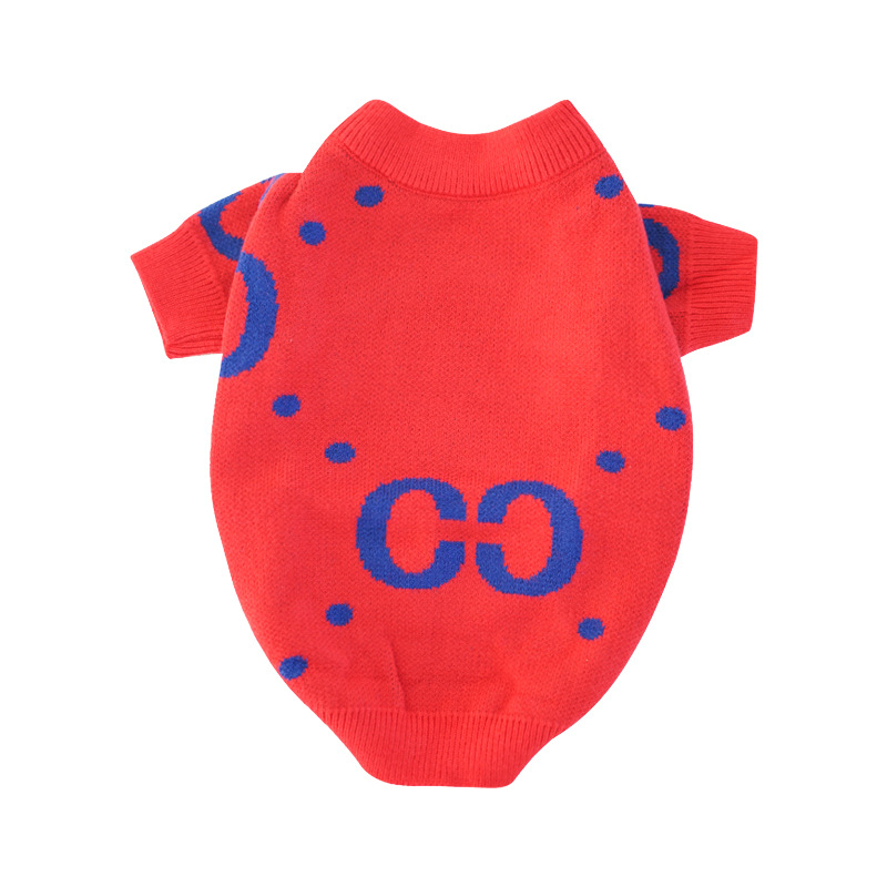 Pet Sweater Autumn And Winter Thickening Red - Shop at LoveMi