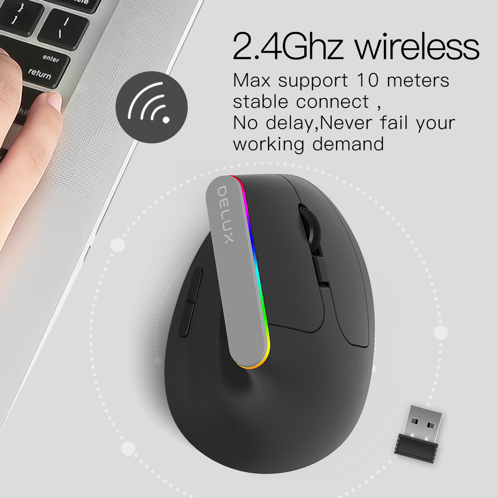 Ergonomisk Bluetooth-mus - Miniatyr 4