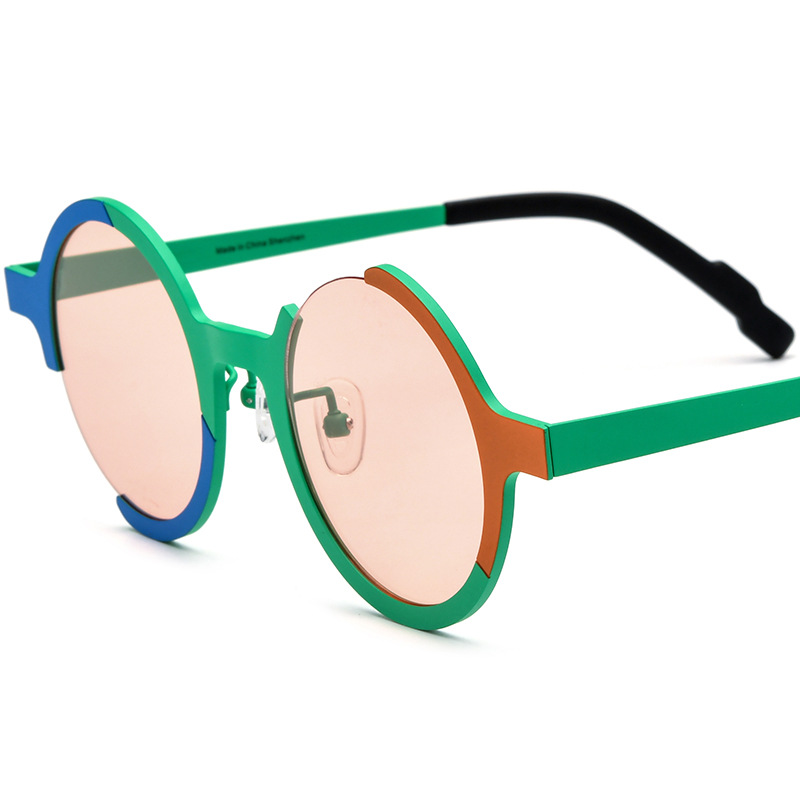 Colorful Pure Titanium Sunglasses In Unique Shapes - Image 6