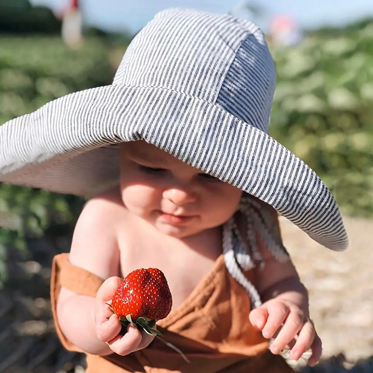 Infant Outdoor Cotton And Linen Breathable Sun