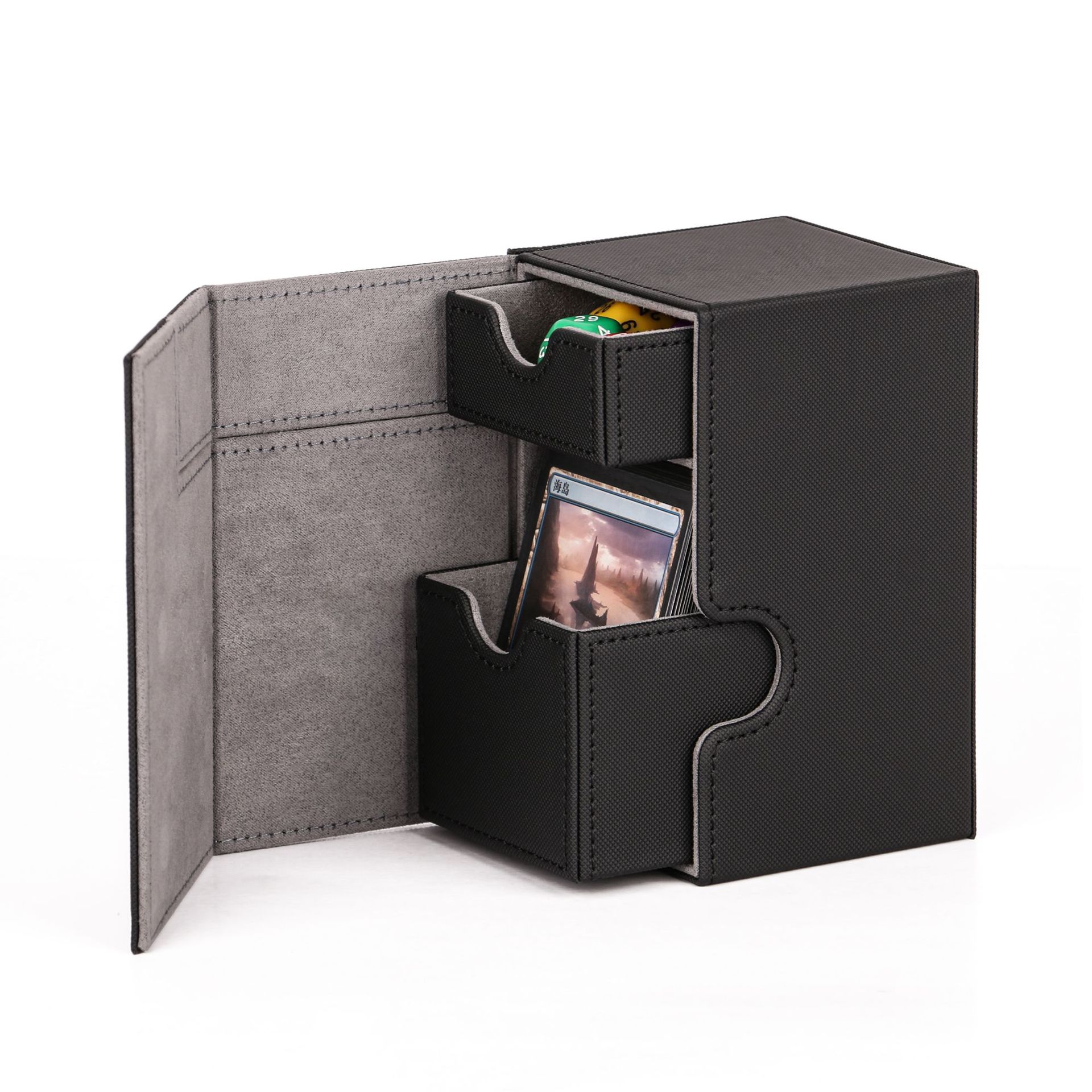 Game Card Storage Box With Drawers