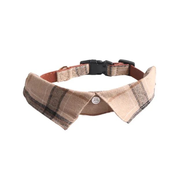 Pet Supplies Gentleman Dog Collar Bow Tie Detachable Brown - Shop at LoveMi