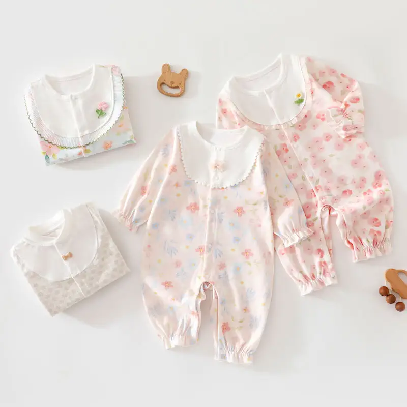 Class A Pure Cotton Baby Romper Spring
