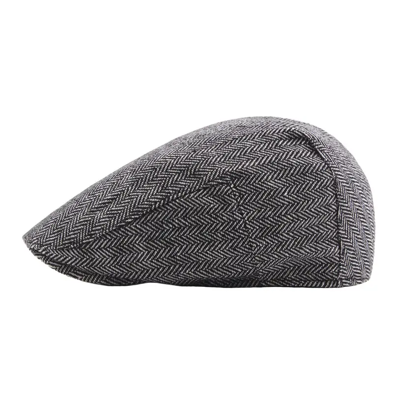 Winter Tweed Flat Cap Men's Newsboy Baby