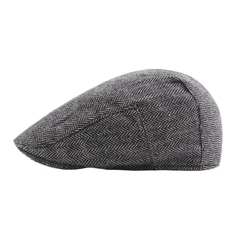 Winter Tweed Flat Cap Men's Newsboy Cap Baby British