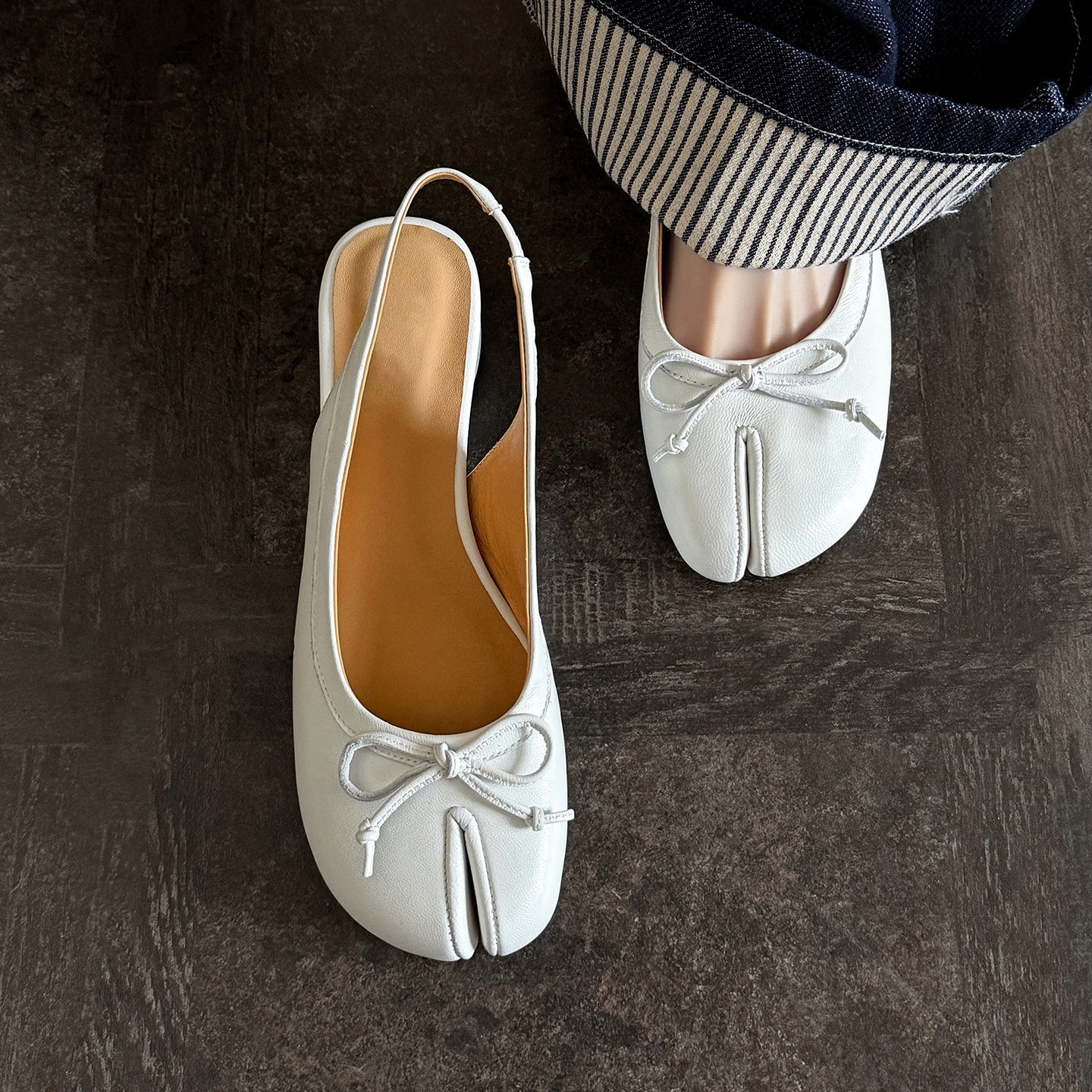 Leather Closed-Toe Sandals, picture 2 of 5