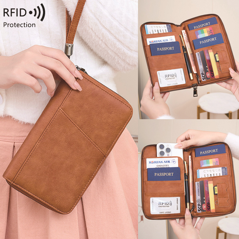 Fashion Personality And Versatility Passport Wallet - Image 2