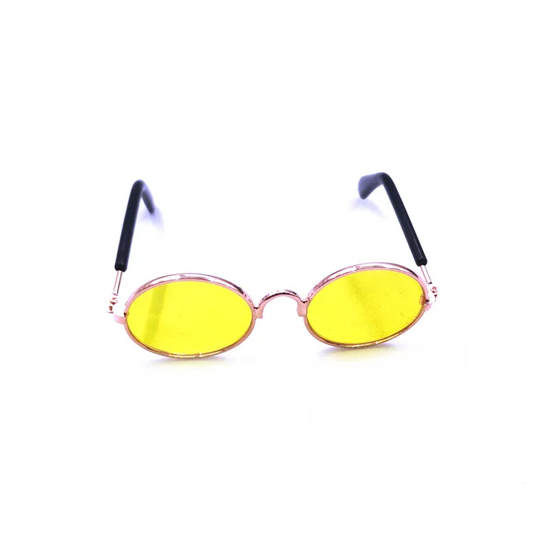 Pet Glasses Cool Eccentric Personality - Yellow