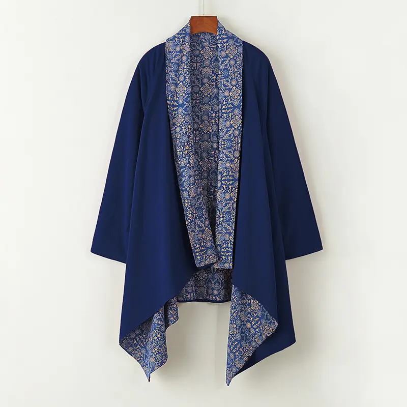 Ethnic-style Daoist Robe Cotton-linen Vintage Casual Coat