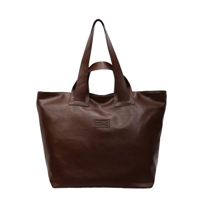 Advanced Texture Lightweight Travel Bag Casual Shoulder Bag Coffee - Shop at LoveMi