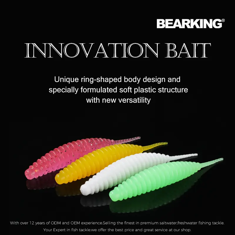 Micro Luer Soft Lure Worm Fishing Topmouth