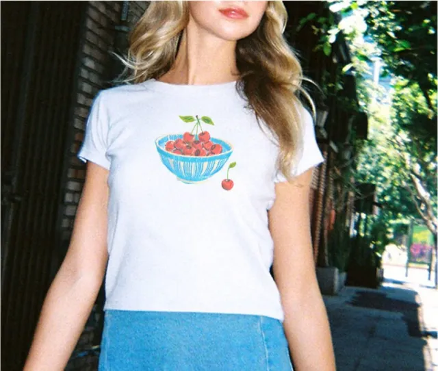 Women's Y2g Personalized Printed T shirt Short sleeved Top Color 6 L - Shop at LoveMi