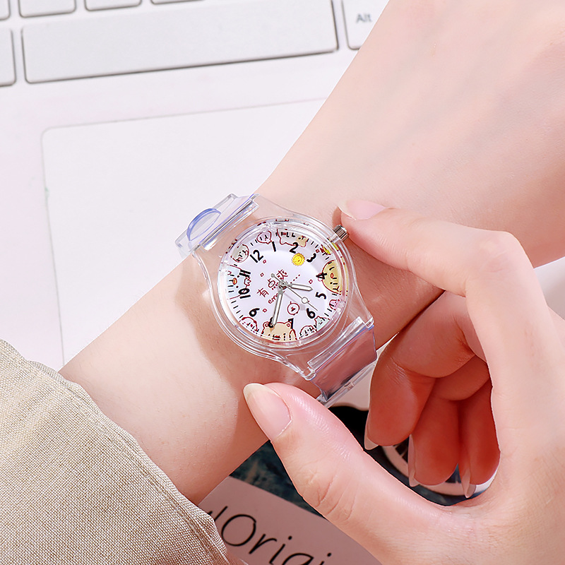 Transparent PVC Corner Creature Cartoon Childrens Watch 5