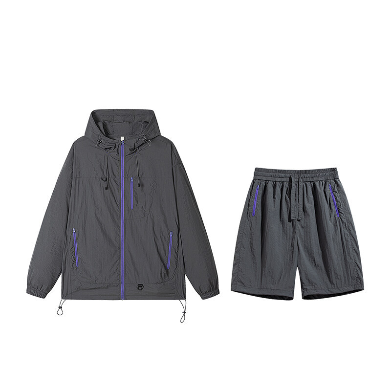 Sun Protection Clothing Suit Men's And Women's Same Quick-drying Shorts Nylon