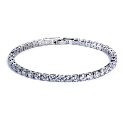 Geometric New 60 Black Lolita Independent Packaging Bracelet Campus - White Diamond 19Cm