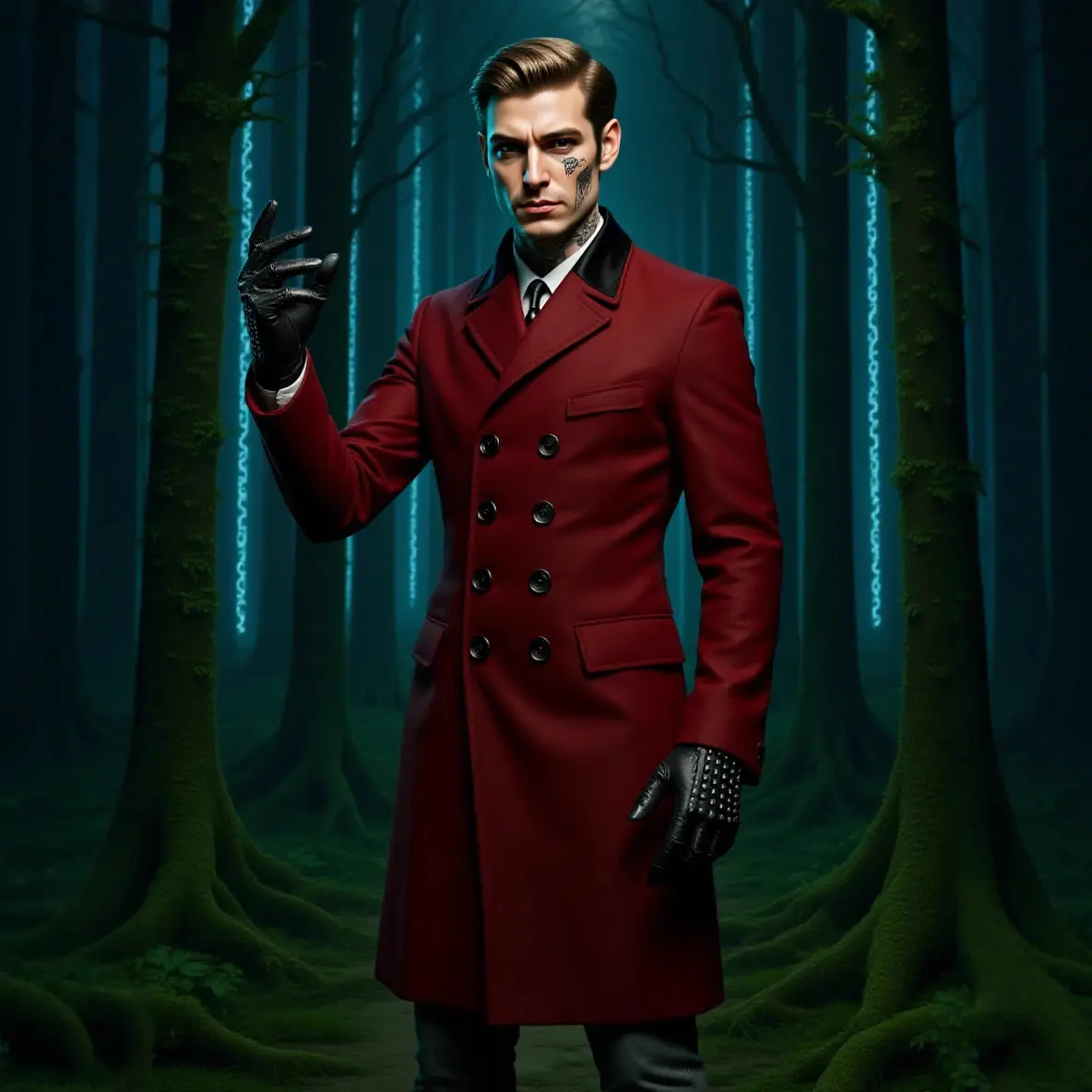 Mens Lined Wool Coat