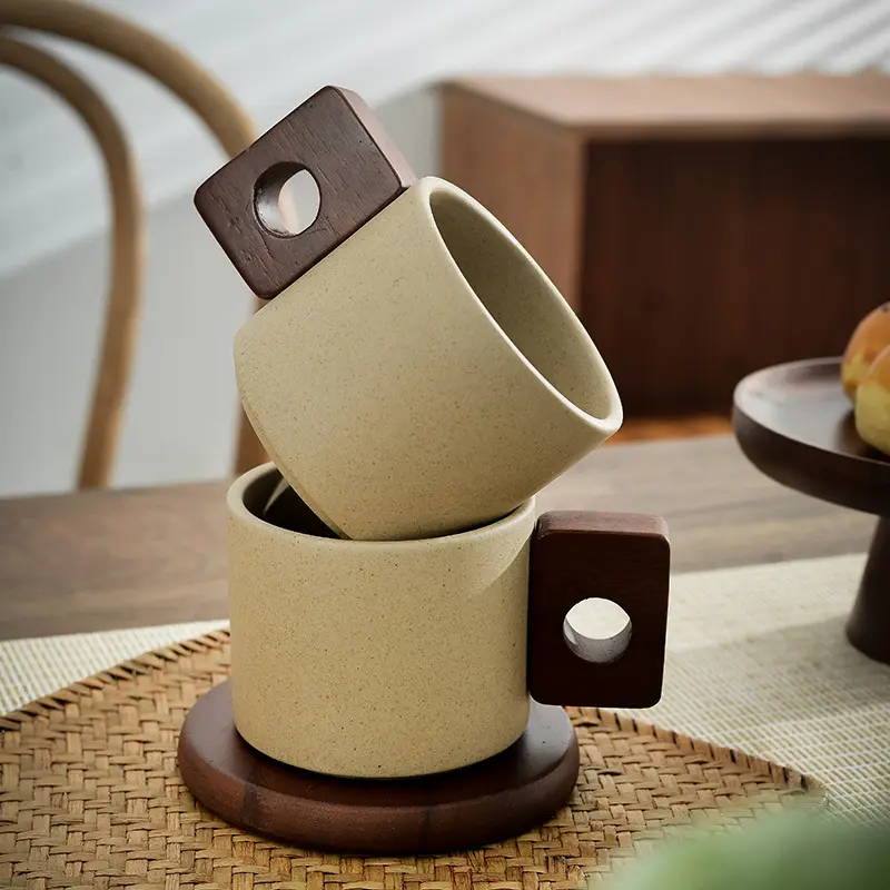 Japanese Style Health Care Design Mug Simple