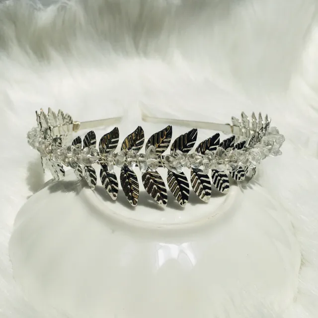 Natural Crystal Hairpin Creative Handmade DIY Silver White Crystal - Shop at LoveMi
