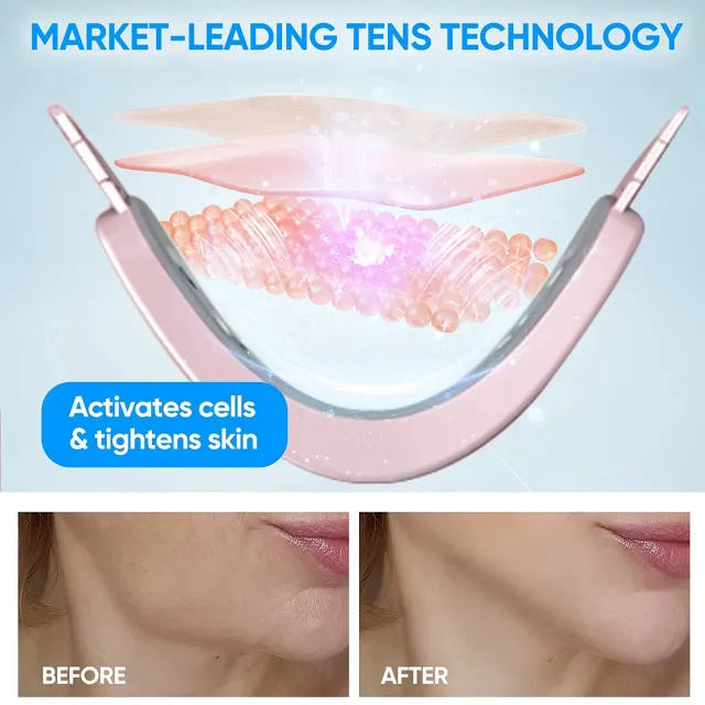 Vibration Massage V Face Beauty Instrument Pink Buzzer - Shop at LoveMi