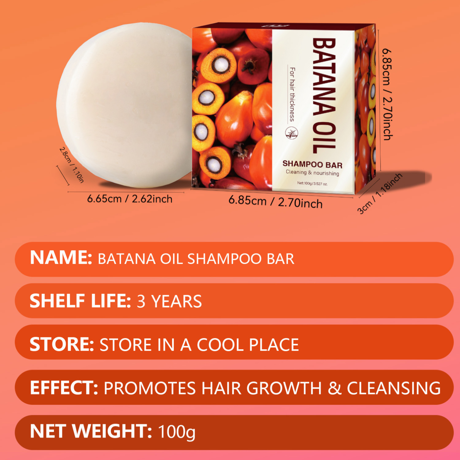 Savon de Shampooing Artisanal à l'Huile de Batana 2
