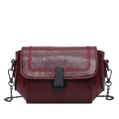 Women's Fashion Casual Shoulder Messenger Bag - Red - View 1