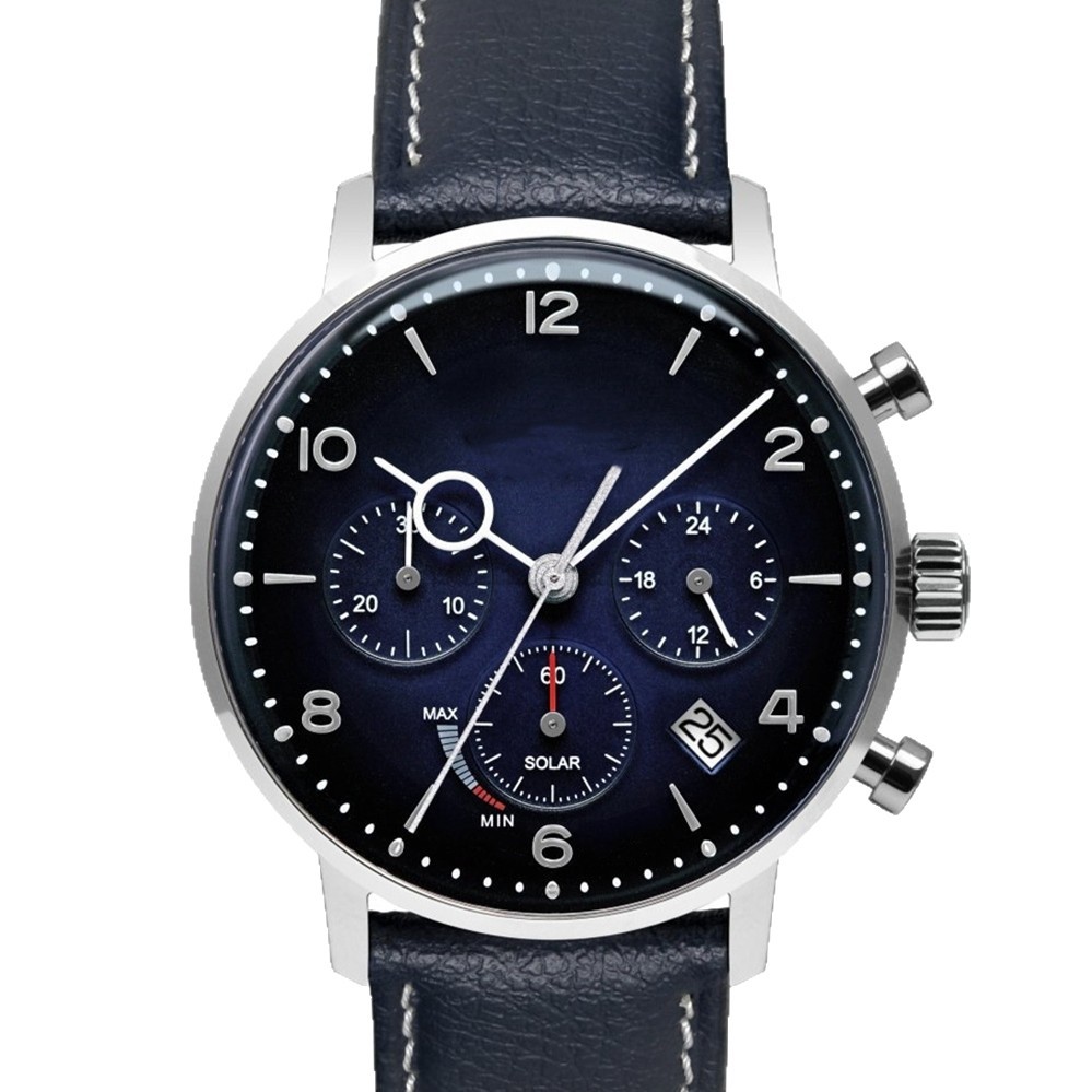 Mens Multifunctional Stylish Business-Ready Waterproof Calendar Watch