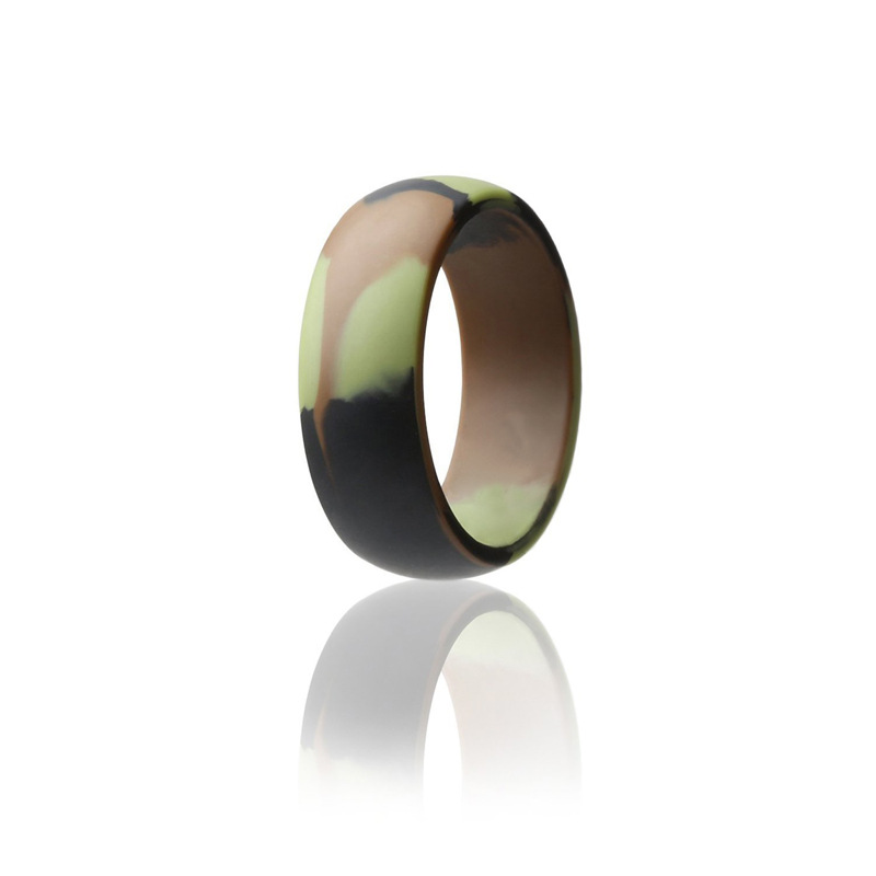 Silica Gel Ring Men's Sports Ring Couple Wedding Ring
