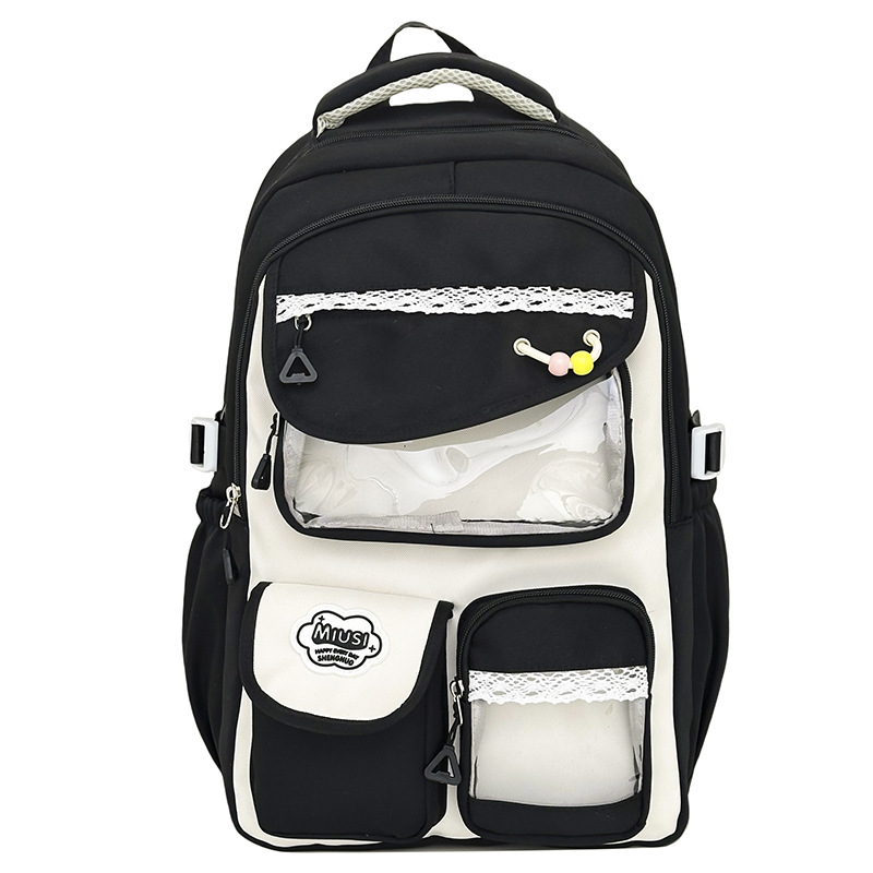 Junior High School Students Stylish Backpack With Large Capacity 3