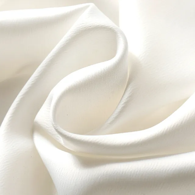 Silky Acetate Satin Round Neck T shirt For Women White - Shop at LoveMi