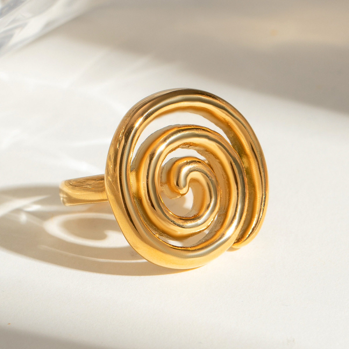 Stainless Steel Thread Spinning Ring Ornament
