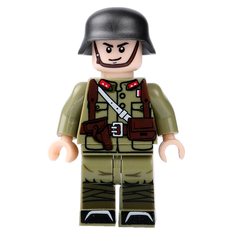 Cross-border Military Building Blocks WWII  Set