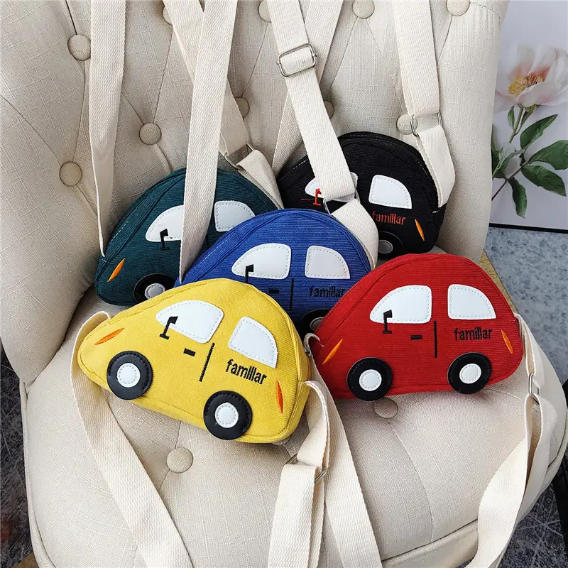 Creative Children's Cartoon Car Crossbody Bag