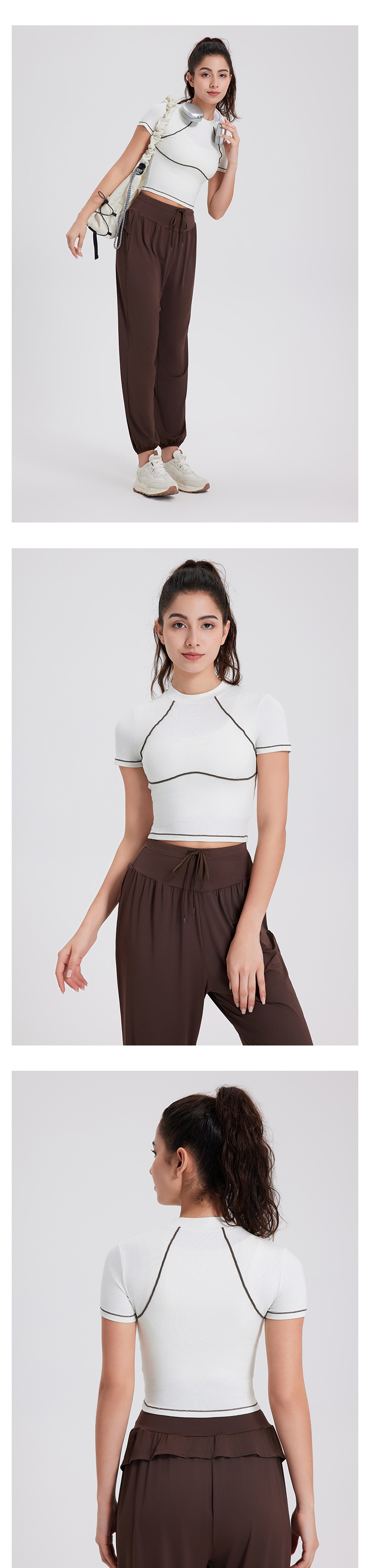 Breathable Quick-drying Exercise Top Women's Short-sleeved T-shirt