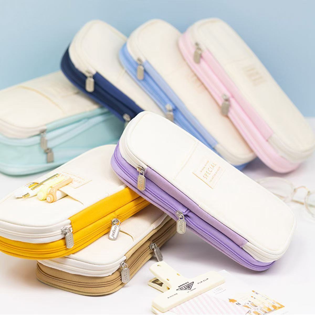 Large-capacity Stain-resistant Pencil Case Creative Stationery Organizer For Students