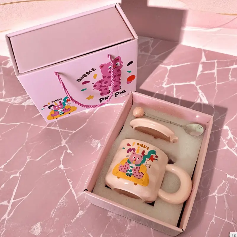 Ceramic Cute Kitten Mug Set