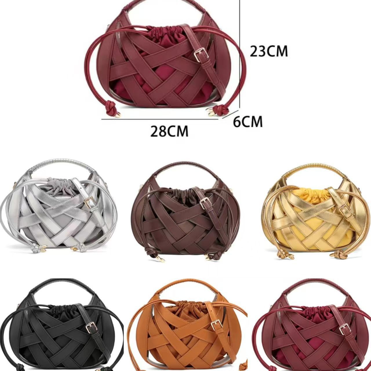 Large-capacity Woven Hollow-out Single-shoulder Bag | ShopDecimals 1 73fa303a 901a 44a7 8fab 61752f8fed4e