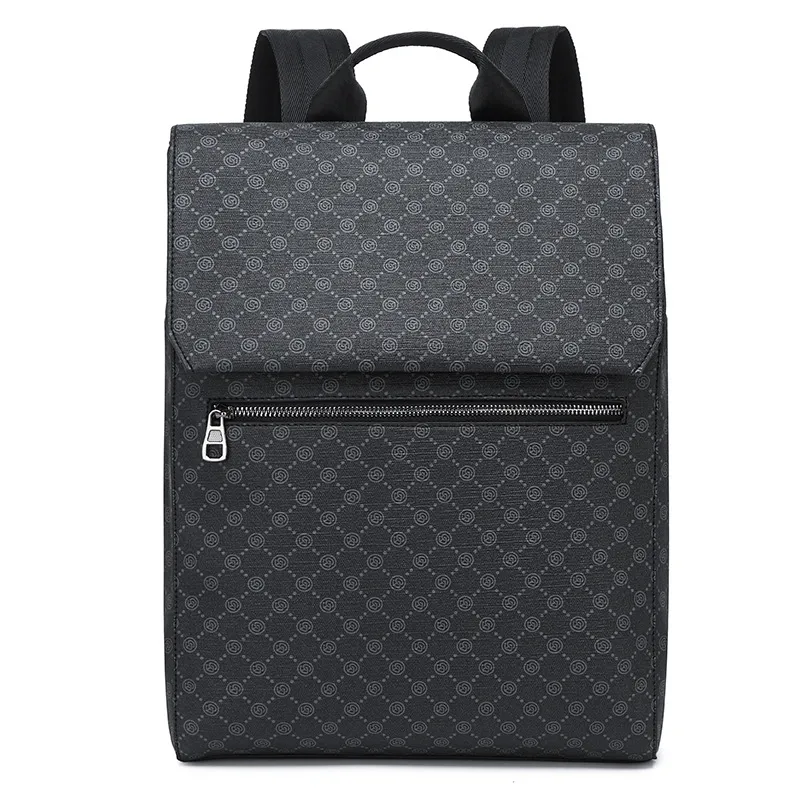 Large Capacity Men's High-end Business Backpack - Black