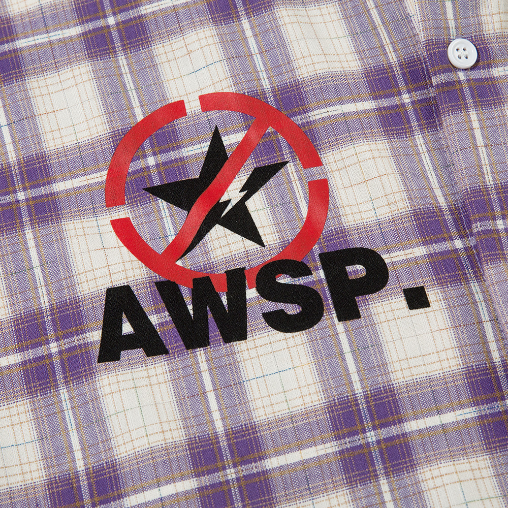 American Street Fashion Loose Casual Polo Collar Color Matching Cardigan Shirt