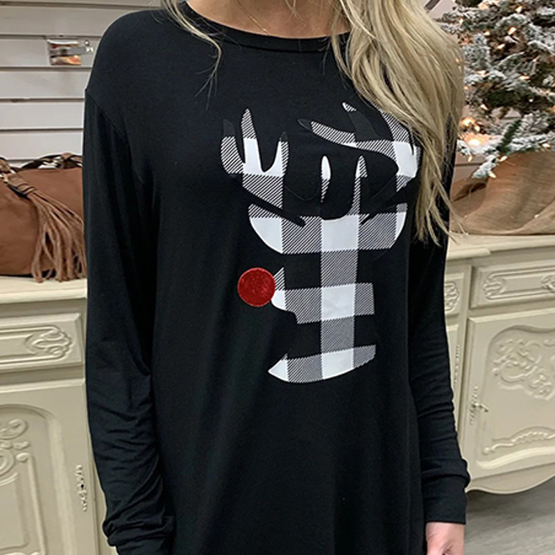 Christmas Elements Printed Homewear Women’s 2-piece Set